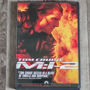 Mission Impossible 2 Widescreen Edition DVD 2000 Paramount Tom Cruise